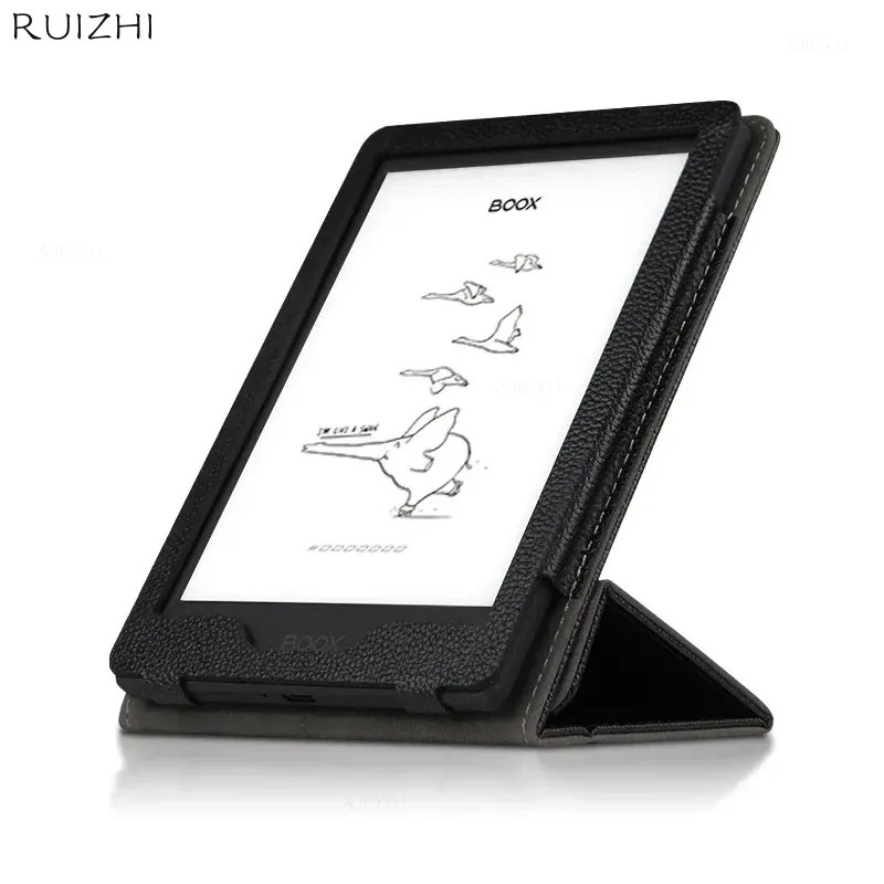 ฝาครอบแม่เหล็กสําหรับ Onyx Boox Go 6 "2024) กรณี Folio PU หนังพับขาตั้ง Funda สําหรับ Boox Poke 5 S 