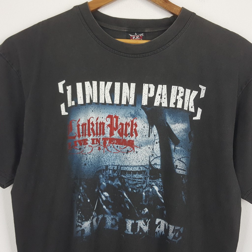 NEW เสื้อยืด Linkin Park Rock Band วงร็อค เสื้อยืดสไตล์ใหม่ Hot ผ้าฝ้าย 100% band T-shirt ราคา ถูกที่สุด ดีลบีเคเค แกลเลอรีภาพที่ 3
