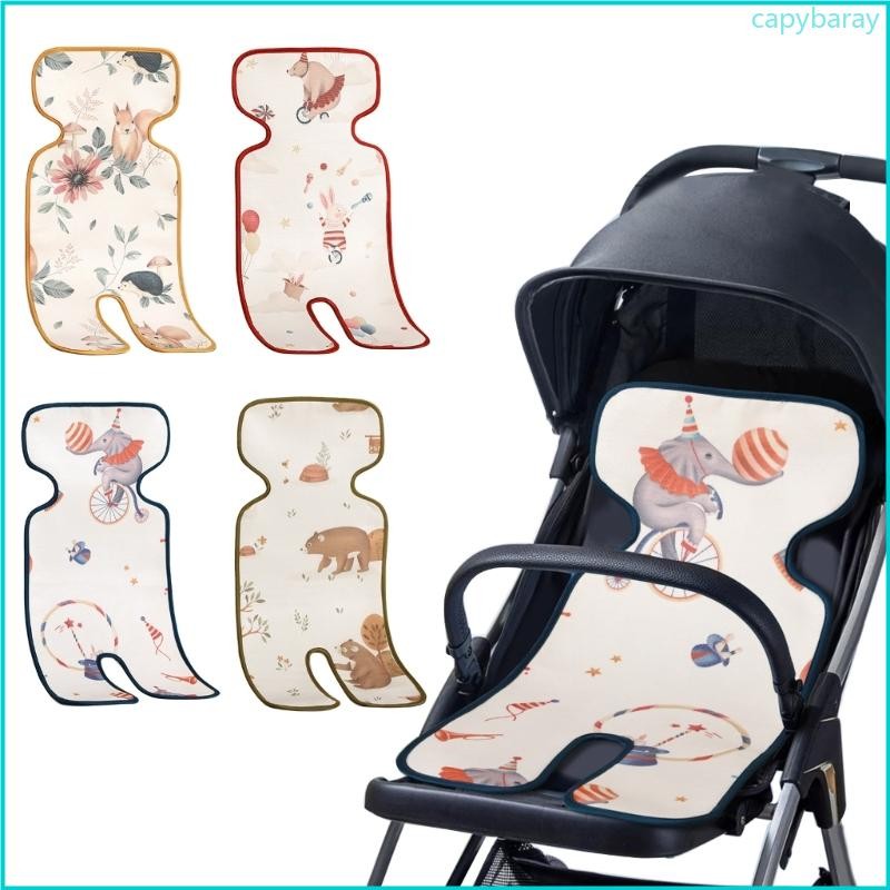 Cpy การ์ตูนรถเข็นเด็ก Cooling Mat Breathable Carseat Mat Infant Summer Essentail
