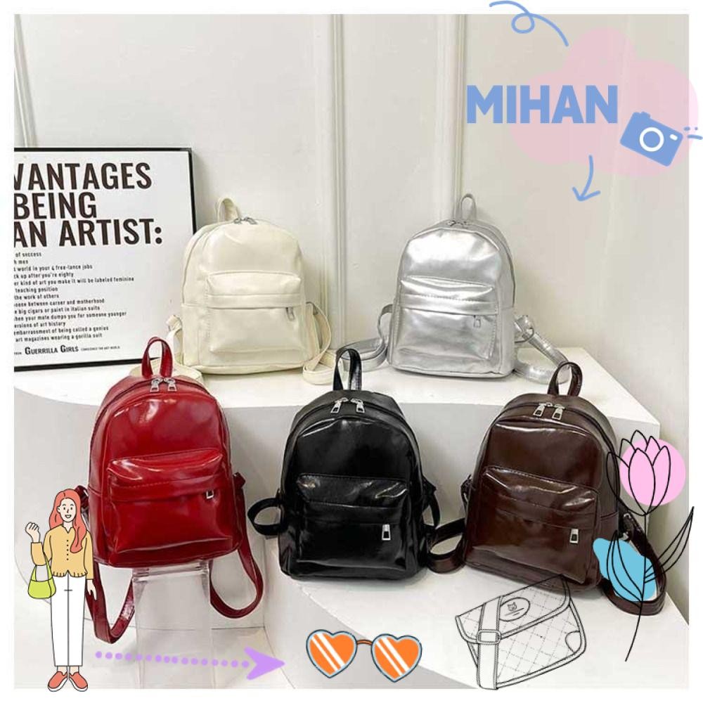 Mh กระเป๋าเป้ใบเล็ก, กระเป๋านักเรียนหนัง PU Kawaii, กระเป๋านักเรียน Y2k อินเทรนด์ Kawaii