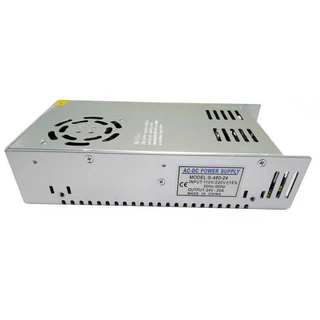 สวิตชิ่งเพาเวอร์ซัพพลาย Switching Power Supply 24V 20A 500W 12V 33A 400W(สีเงิน) Watt สำหรับกล้องวงจรปิด
