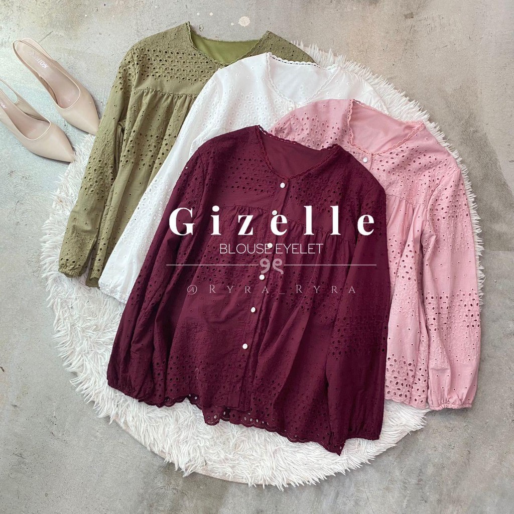 GIZELLE BLOUSE EYELET