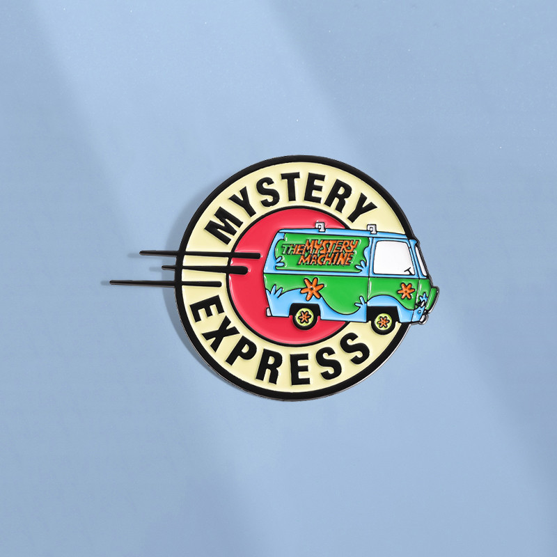 เข็มกลัดโลหะลายการ์ตูน Mystery Express สำหรับกระเป๋าเป้ และของขวัญเพื่อน