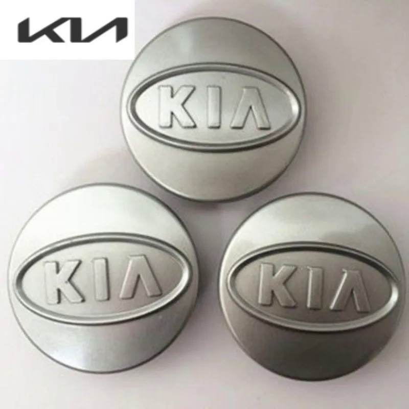 4 pieces of 58mm For Kia wheel hub cover logo Serato Sportage Freddy K2 K3 K5 Smart Run tire cover w