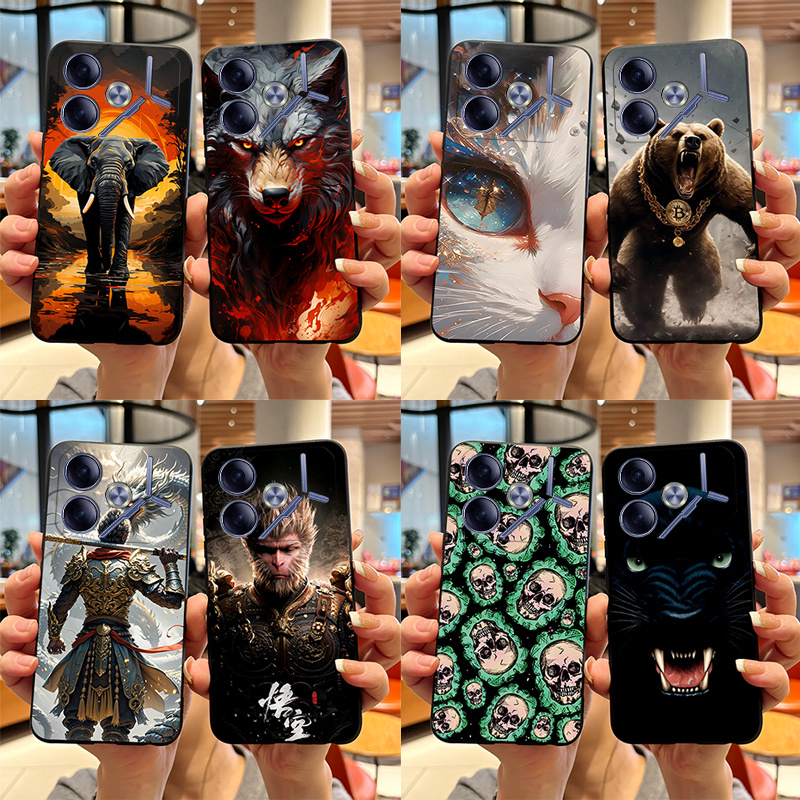 เคสโทรศัพท์สําหรับ Tecno Pova 6 5G Li7 Pova 6 Pro 5G Li9 2024 ใหม่ร้อน Black Myth Wukong เกมซิลิโคนกันกระแทกนุ่มเคสโทรศัพท์