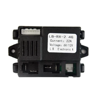 BRUSHLY รีโมทคอนโทรล, LB350-2.4G 6V/12V LB-RX-2.4G ตัวรับสัญญาณ, เด็กไฟฟ้ารถ RC อุปกรณ์เสริม RC เปลี่ยน