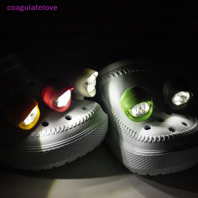Coagulatelove รองเท้ากันน้ํากลางแจ้ง Camping Crocs Ch ผู้ใหญ่เด็กรองเท้าตกแต่ง Jibbitz ไฟหน้าสําหรับ Crocs อุปกรณ์เสริม [HOT]