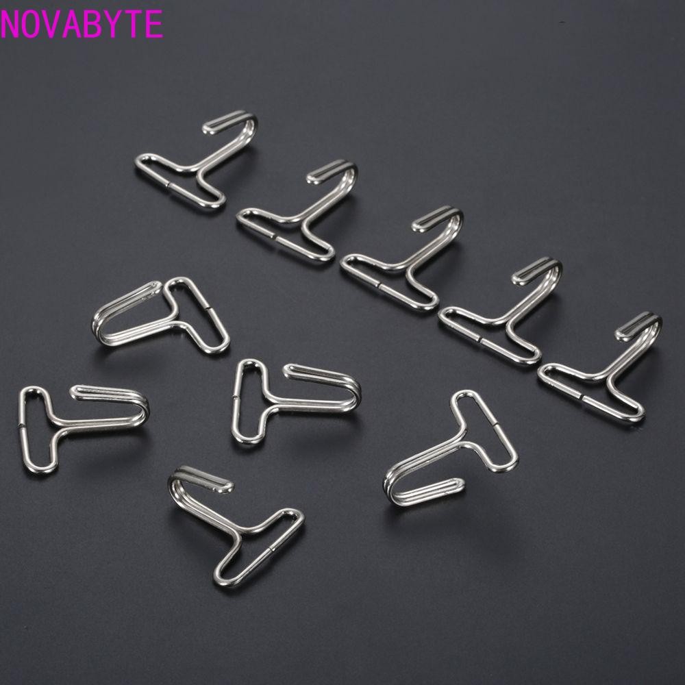 Novabyte S ตะขอสามเหลี่ยมสายรัดรถที่นั่ง Accessorie ม่านอาบน้ําโลหะ Fastener เบาะรองนั่งรถยนต์แขวนหัวเข็มขัด