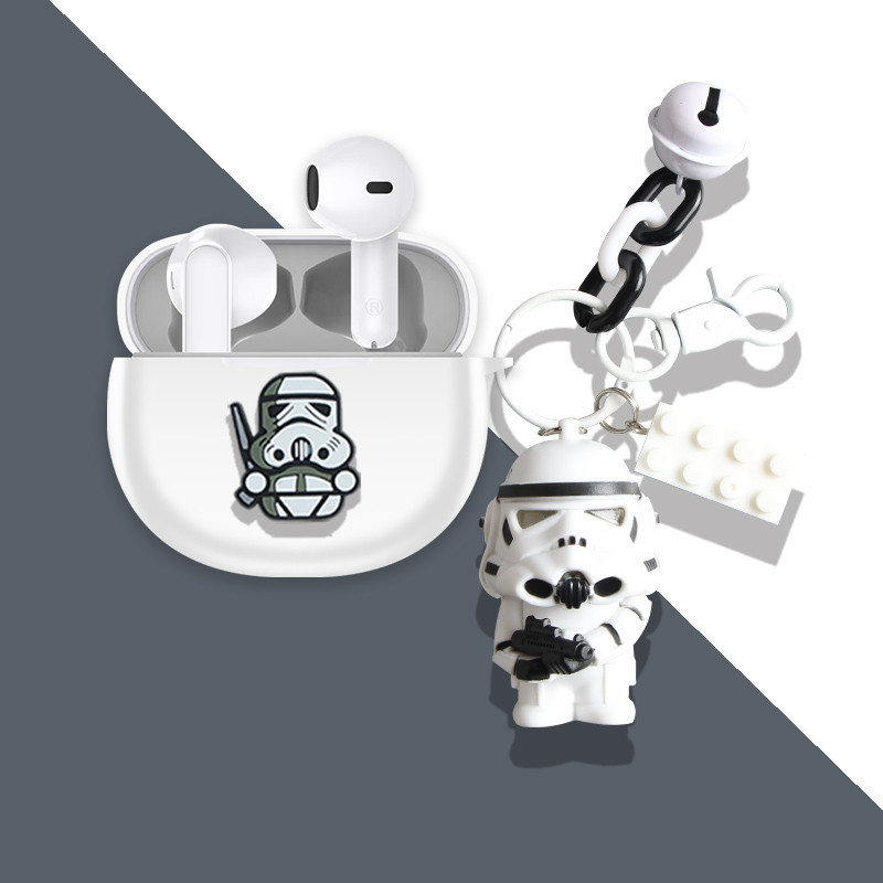 สําหรับrealme Buds T01 T300 T310 หูฟังป้องกันกรณีการ์ตูนซิลิโคนหูฟังShock-resistant Soft Caseน่ารักพ