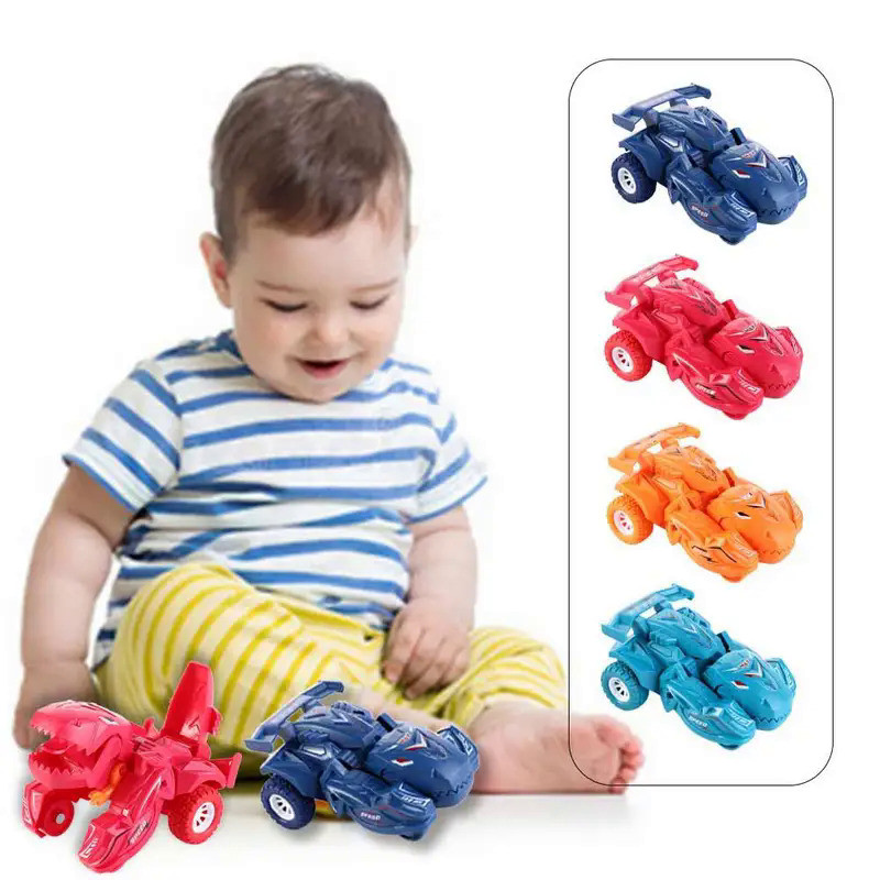 Vehicles Toy Automatic Transform Toy Dinosaur Robot Car Toy Deformation Car Dinosaur Deformation Car
