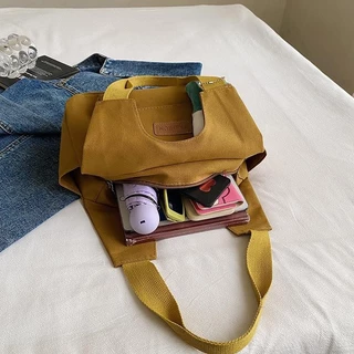 【พร้อมส่ง】Miss bag fashion กระเป๋าสะพายไหล่ จุของได้เยอะรุ่นฮิต สไตล์เกาหลี(ไม่มีจี้ห้อยกระเป๋า)