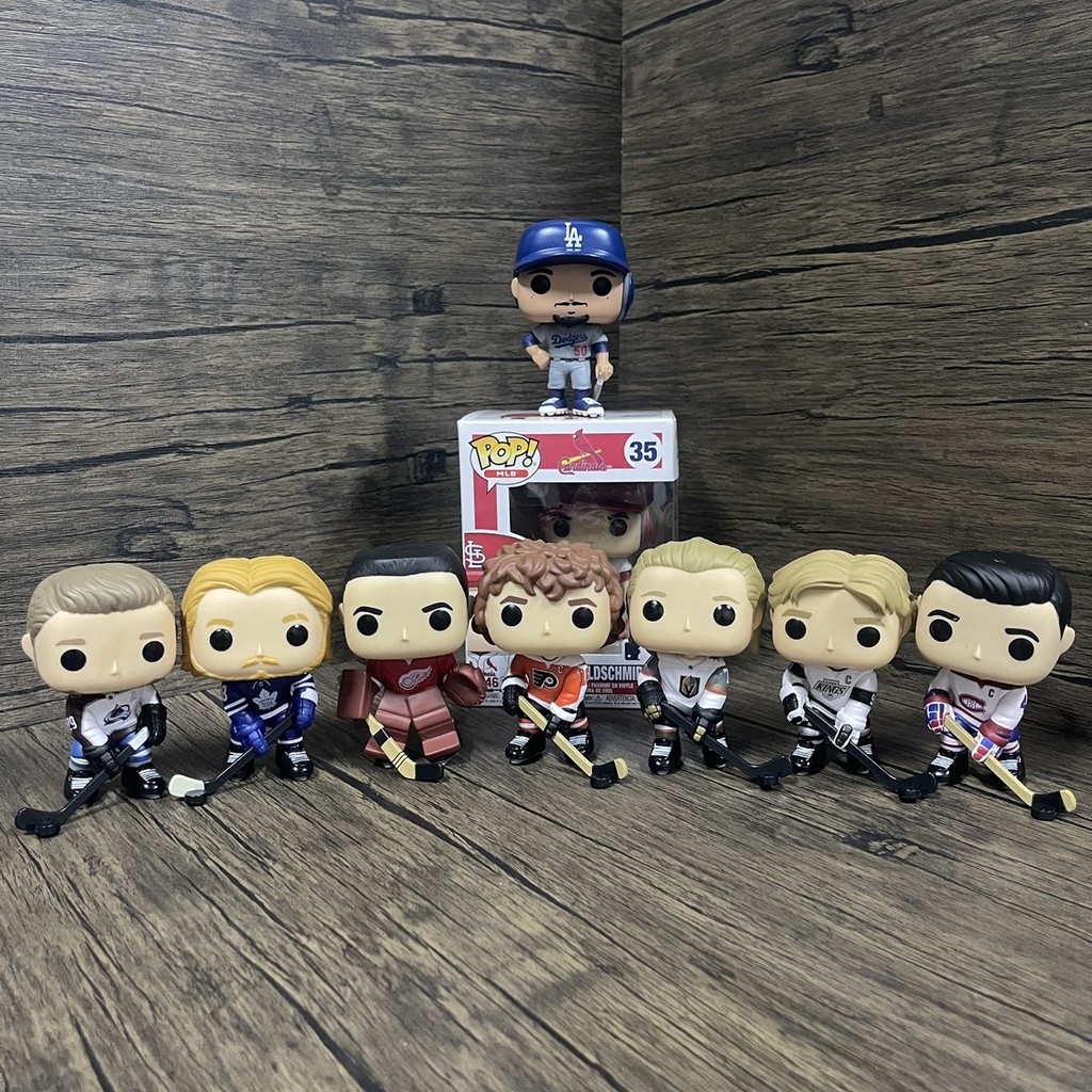 Funko POP ของแท้ Ice Hockey เบสบอล Celebrity Planet Player Hand-Made สินค้ารุ่นเดสก์ท็อปตกแต่งจํานวนมากดี