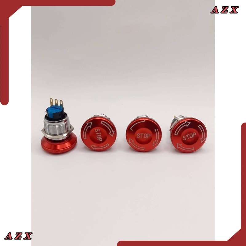 งานยา Emergency Switch สแตนเลส 22mm กดล็อก บิดปล่อย 3ขา รูปที่ 3
