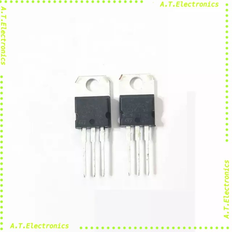 ถูกสุด! L7805 7805 5V ตัวควบคุมแรงดันไฟฟ้าเป็นบวก L7805CV