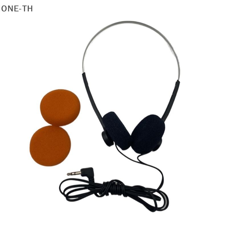 One-th Underwire หูฟังเพลง MP3 Retro Feelings แบบพกพาแบบมีสายหูฟังขนาดเล็กกีฬาแฟชั่น Photo Props ใหม่