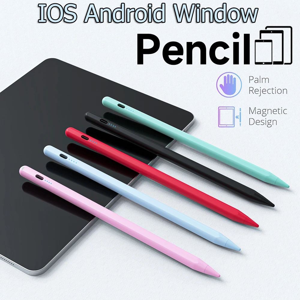 ไม่ล่าช้า ปากกาไอแพด ปากกาสไตลัส Pencil สำหรับซัมซุงกาแล็กซีแท็บ ios Android Windowดินสอสไตลัส ปากกาไอแพด สากล สําหรับ