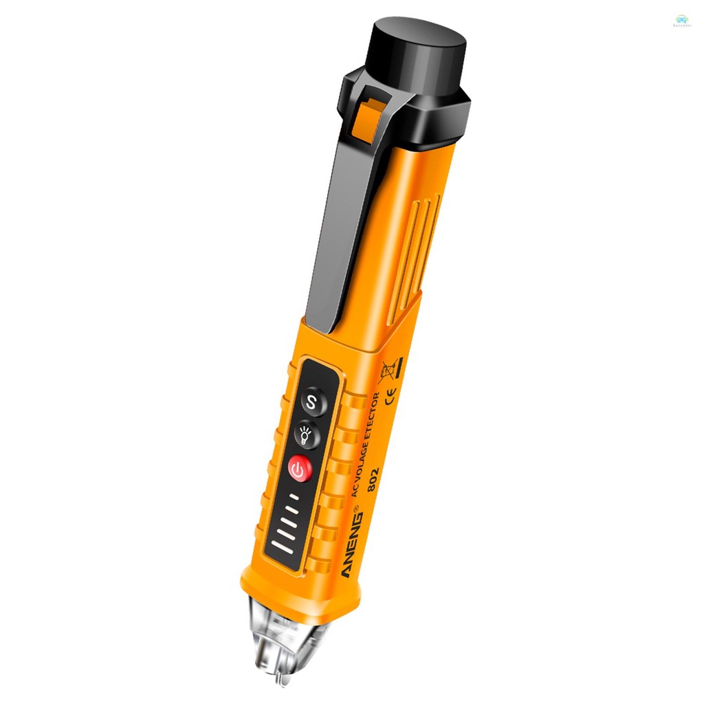 Yb1 ไฟฟ้าวัด penANENG VD802 Non-Touchte AC แรงดันไฟฟ้าเครื่องตรวจจับเครื่องทดสอบ 12 V-1000 V ปากกาสไ