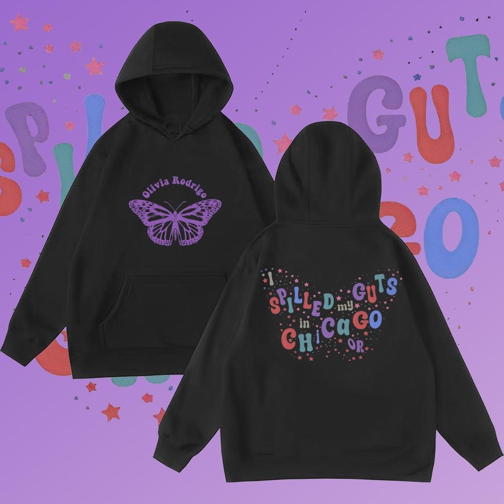 Olivia Rodrigo hoodie Guts World Tour เสื้อฮู้ดแขนยาว#203พิมพ์ลาย ใส่ได้ ทั้ง ชาย ใส่สบาย S-5XL (จัด