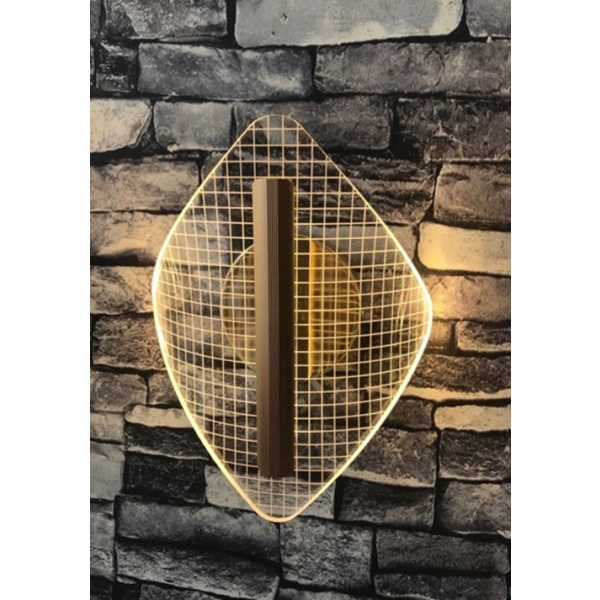 pw639shop EILON โคมไฟติดผนังทรงวินเทจ 4W 4000K รุ่น YBD-19 แสงคูลไวท์ สีใส