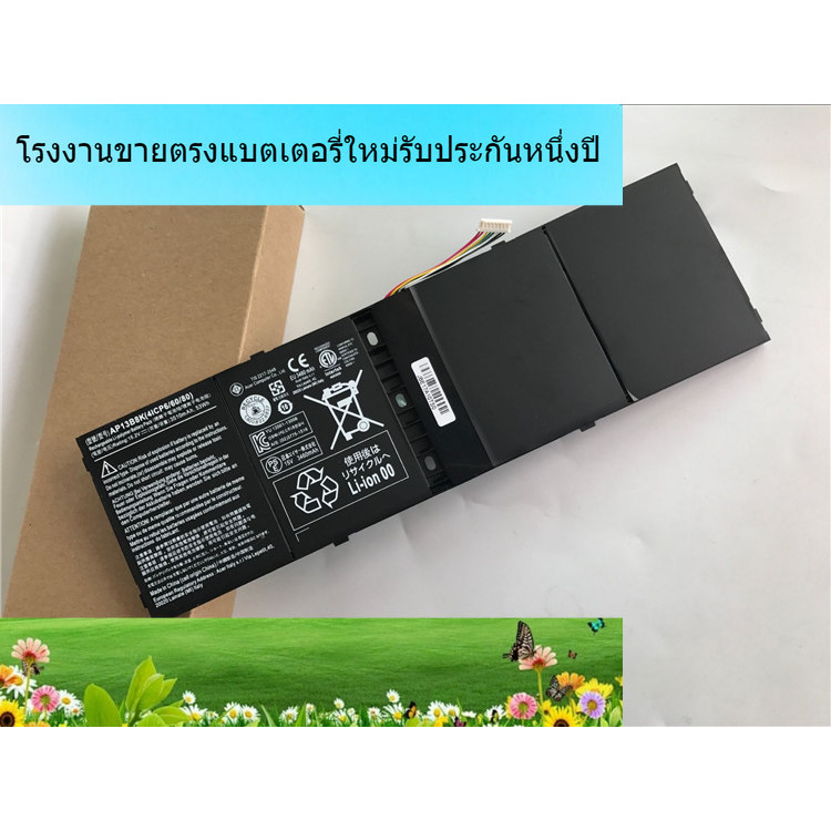 แบตเตอรี่แล็ปท็อปใหม่สำหรับ Acer r7 แบตเตอรี่ AP13B8K V5-573G V7 V5-572 AP13B8K แบตเตอรี่แล็ปท็อป