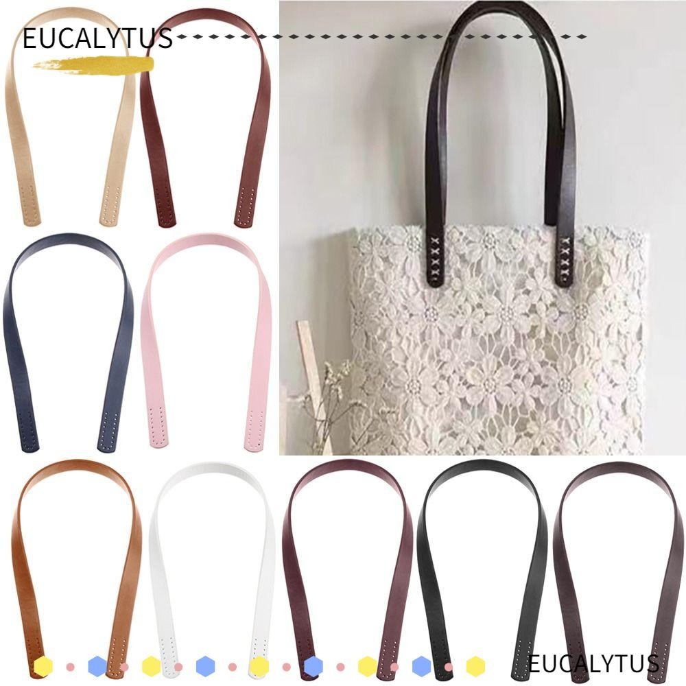 เข็มขัดกระเป๋า EUTUS, Core Stitching PU Leather Shoulder Bag Strap, Band Detachable Bag Handles Gift Box Handle