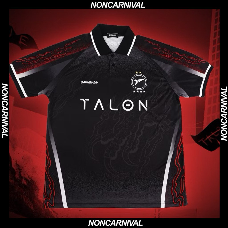 ⭐️  พงศ์ combedมสเดิม CARNIVAL x TALON ROV 2024 JERSEY Winter collection คอเต่า⭐️ เสื้อยืดท็อป