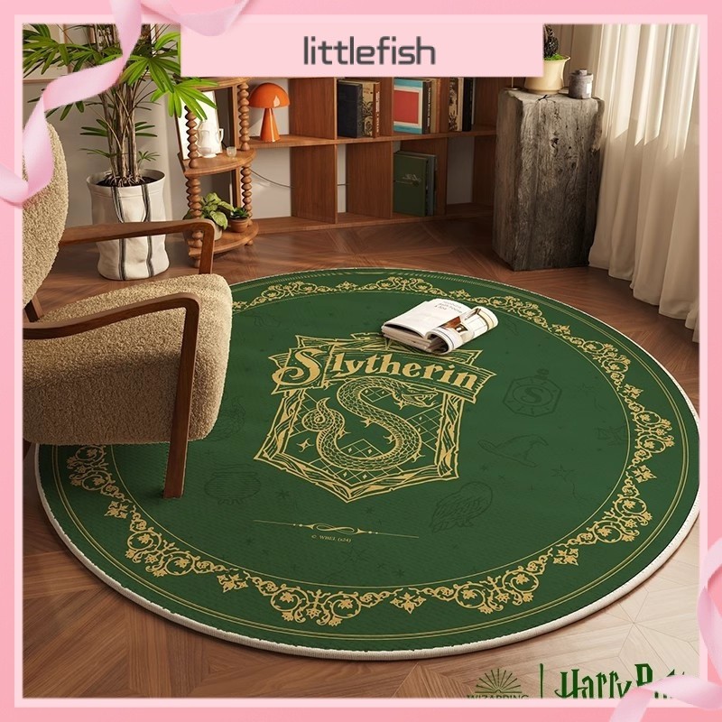 [Littlefish] แฮร์รี่พอตเตอร์พรมกลมเบาะเก้าอี้เก้าอี้ล้อเลื่อนพรมปูพื้นเก้าอี้เล่นเกมห้องนั่งเล่นห้องนอนข้างเตียงเก้าอี้ระดับไฮเอนด์พรม