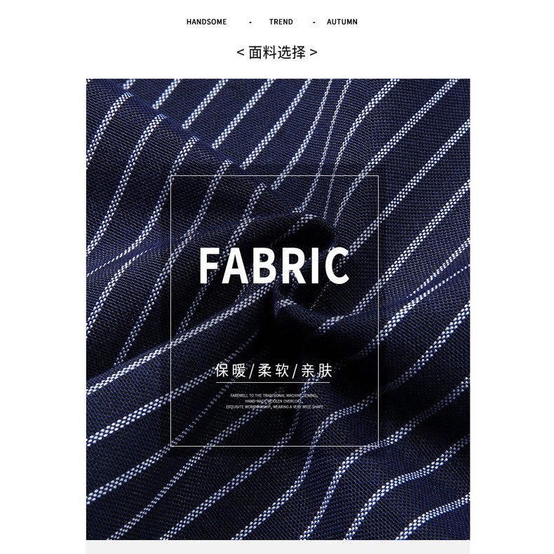 80-170 กก. ขนาดใหญ่เสื้อผู้ชายแขนยาวผ้าฝ้ายลายด้านบน บวก ฤดูใบไม้ร่วงใหม่สไตล์ธุรกิจสบายๆ อ็อกซ์ฟอร์ด ปั่นไขมัน - รูปที่ 4