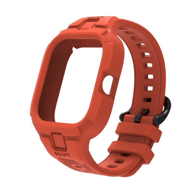 สำหรับ Redmi Watch 4 สายรัดข้อมือแบบสปอร์ตซิลิโคน Redmi Band 4 สมาร์ทวอทช์สายรัดเคสแบบรวมสายรัด - รูปที่ 3