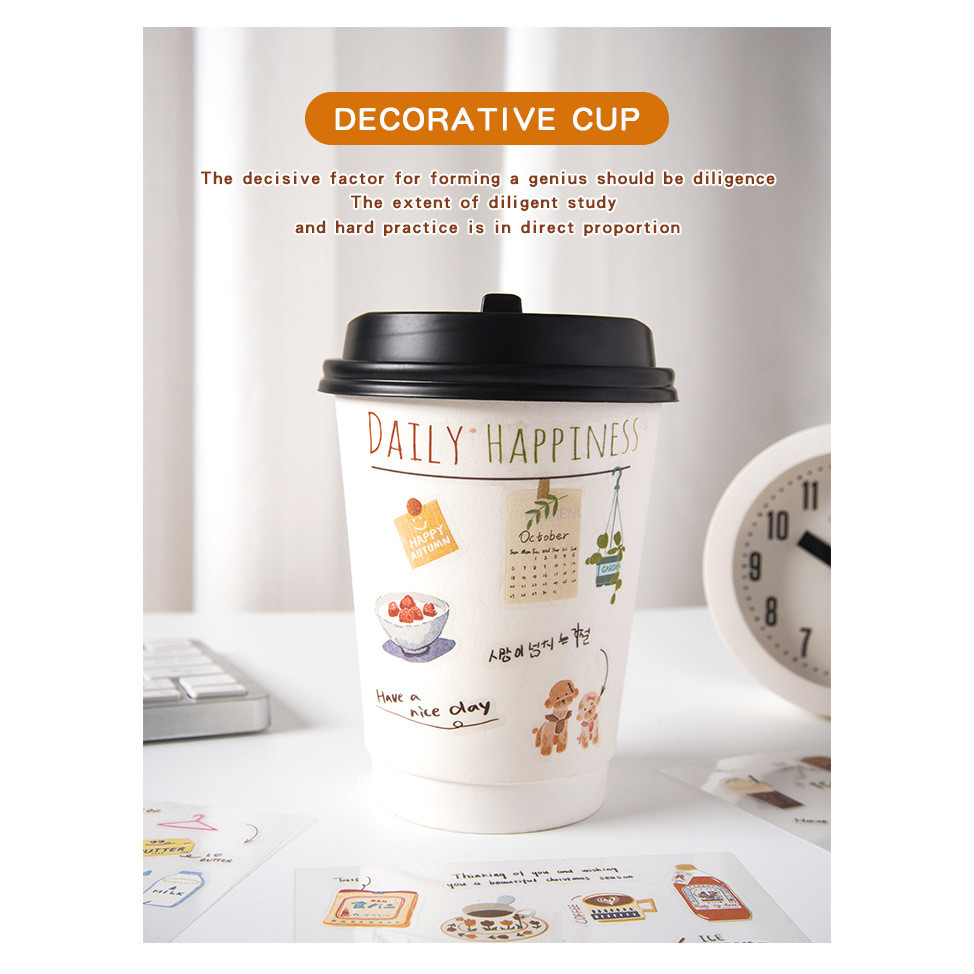 ไดลี่|6 ชิ้น In Love Letter Collage สติกเกอร์สัตว์เลี้ยงวัสดุกันน้ําสติกเกอร์ diy คู่มือภูมิทัศน์เคสโทรศัพท์ตกแต่ง Collage คู่มือสติกเกอร์ - รูปที่ 6