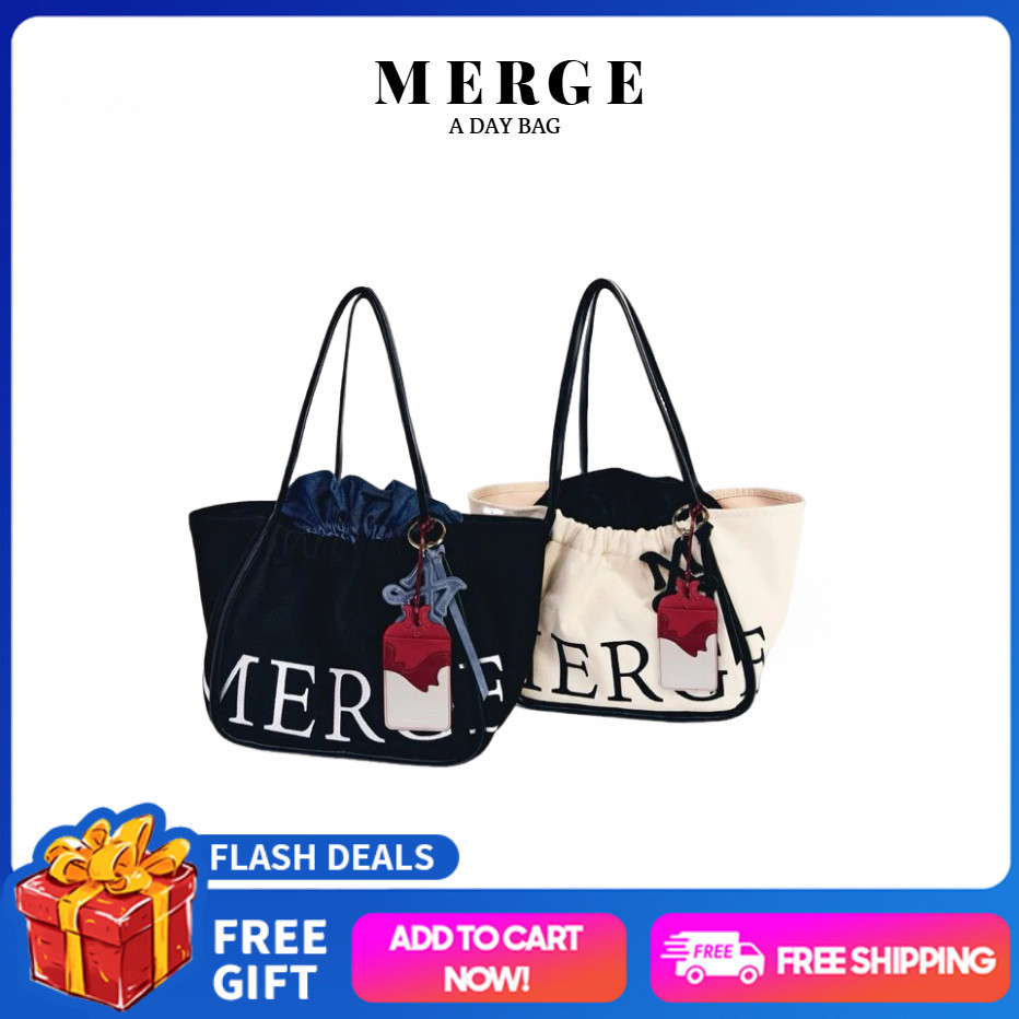 【สินค้าพร้อมส่ง】100%แท้ MERGE A DAY/Merge กระเป๋า official กระเป๋าถือ สะพายข้าง
