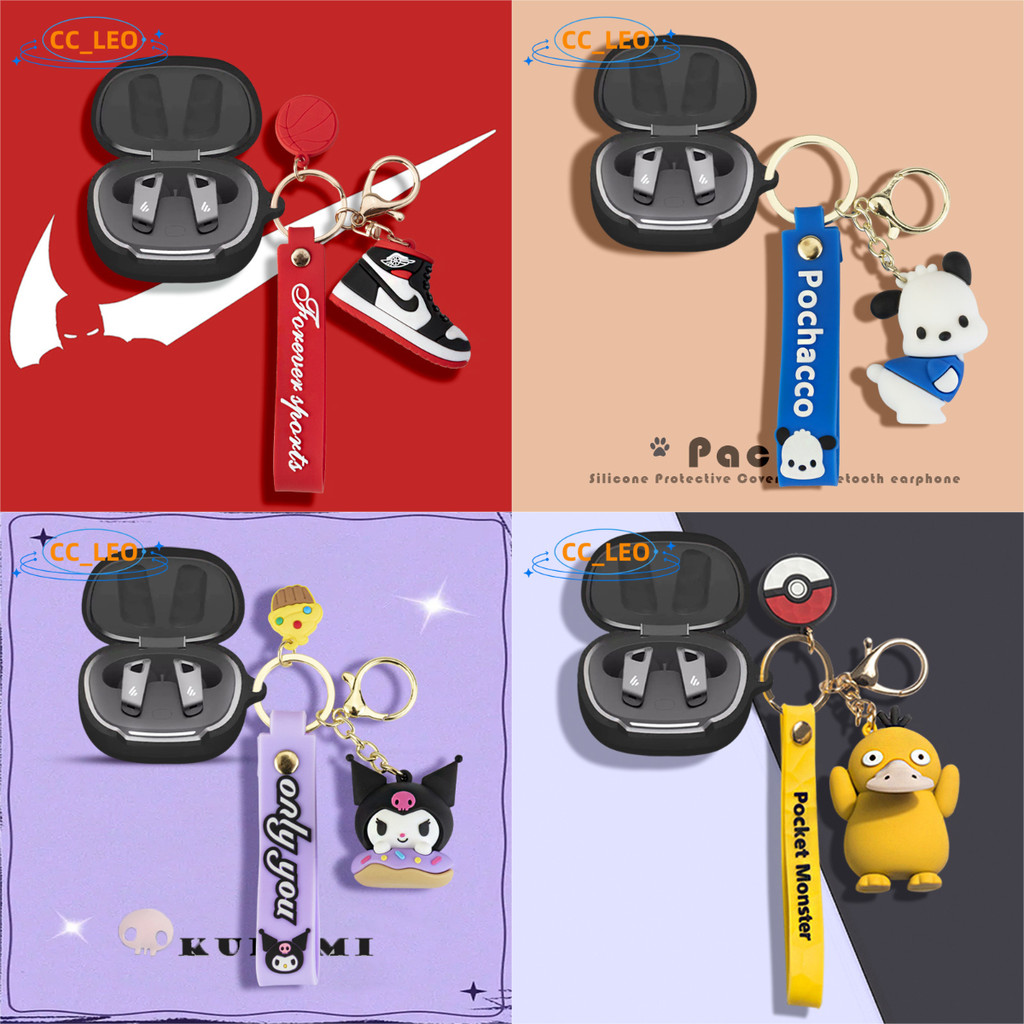 For EDIFIER Neobuds Pro3 Case Cute Sanrio Creative Keychain Pendant Silicone Soft Case Suitable for 