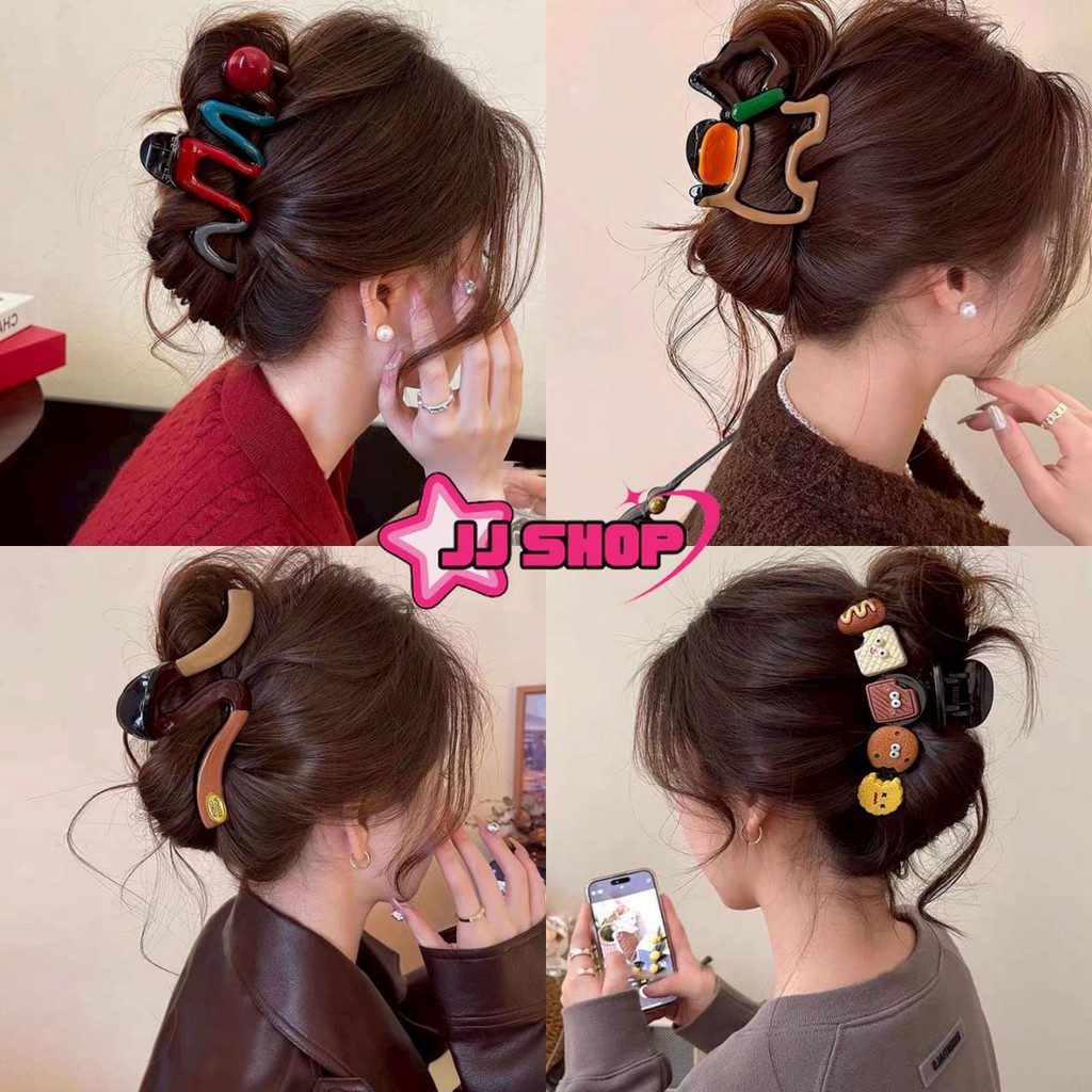 JJ Shop​💜พร้อมส่ง กิ๊ปหนีบผม ลายแฟชั่น น่ารักๆ สไตล์มินิมอล ใส่สบาย น่ารัก "VO-35/VO-36/VO-37/VO-38"