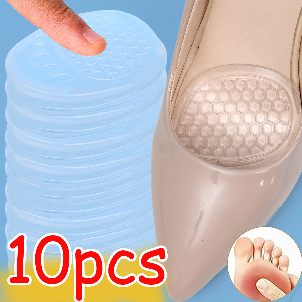 รองเท้าส้นสูงผู้หญิง กับ Forefoot Pads สำหรับบรรเทาอาการปวด .self-gel ซอกเก้อ การดูแลเท้าและครึ่งอิน솔ส์