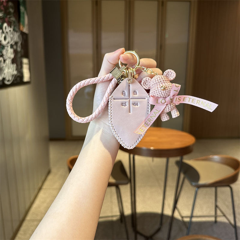 [โปรโมชั่น]พวงกุญแจ deepal sl03 S05 S07 L07 S7 ปลอกกุญแจหนัง เคสกุญแจรีโมทรถยนต์