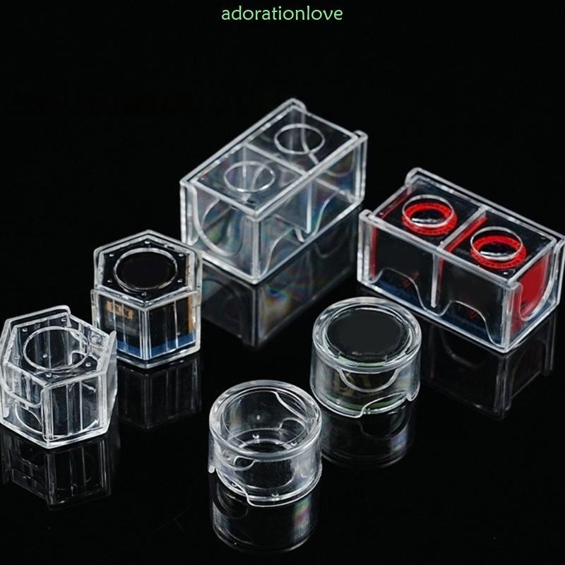 Acrylic Billiard Chalk Powder Box Clear Chalk Protections Case Enduring