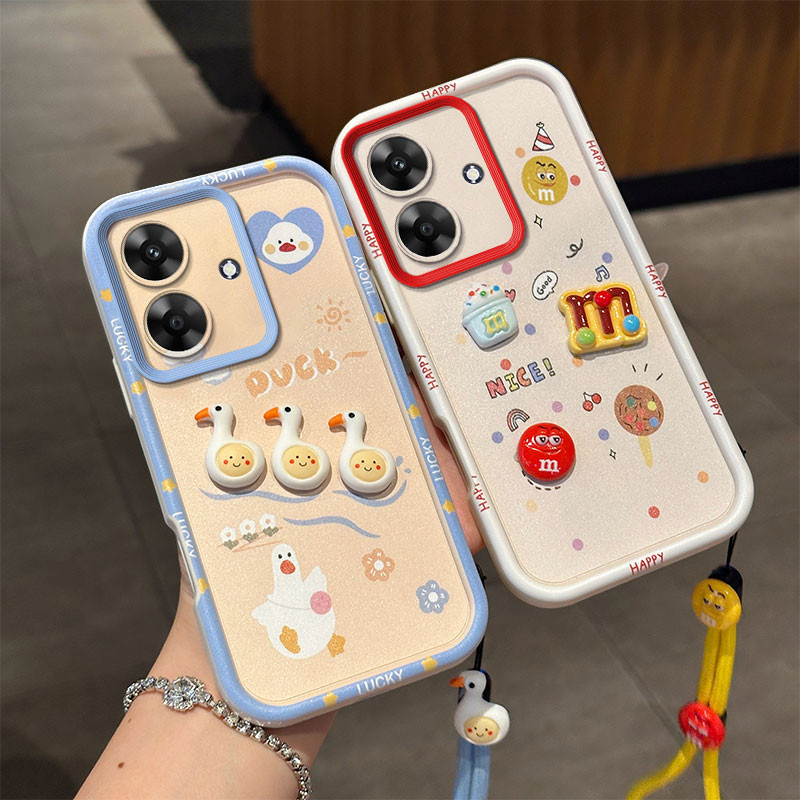 เคส Realme Note 60 เคส Realme Narzo N61 เคส Kapibala เคสตุ๊กตาตุ๊กตาสามมิติน่ารักเคสโทรศัพท์แบบนุ่ม TY-JGSGZ