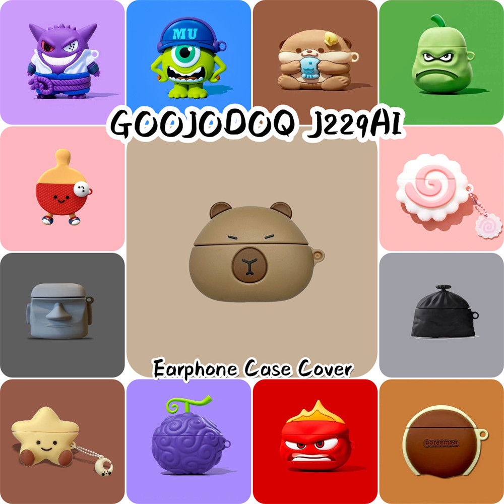 ส่วนลดสําหรับ GOOJODOQ J229AI กรณีหูฟังแฟชั่นการ์ตูนปลอกซิลิโคนอ่อนนุ่ม NO.2