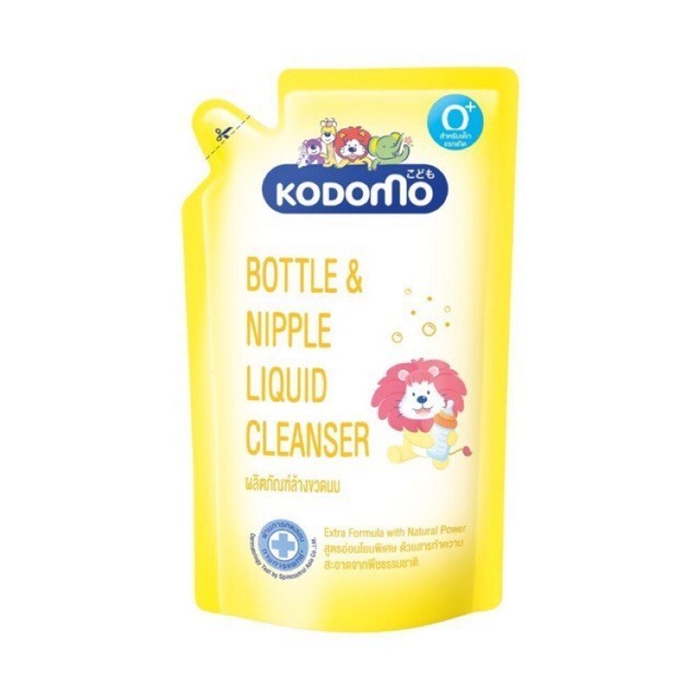 (แพ็ค 3) โคโดโมะ ผลิตภัณฑ์ล้างขวดนม และ จุกนม KODOMO (ชนิดถุงเติม) ขนาด 600 ml 3 ถุง - รูปที่ 2