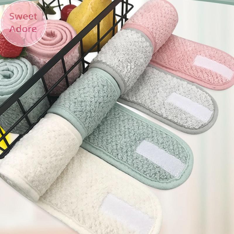 SweetAdore Adjustable Makeup Soft Face Wash Towel Bath Spa Facial Hairband TH