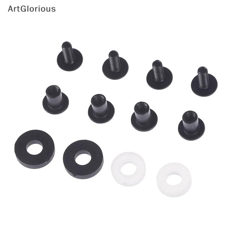 Art 6 ชุด ck Steel Short Post Chicago Screw Set Cross Head เหมาะสําหรับ DIY Kydex N