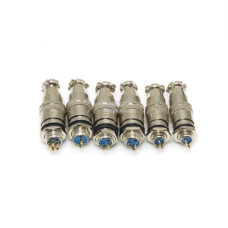 ปลั๊กการบินขนาดเล็ก XS8/9/10/12JK-2/3/4/5/6 Core Push-Pull Type คู่ตัวเชื่อมต่อซ็อกเก็ต Gold-Plated