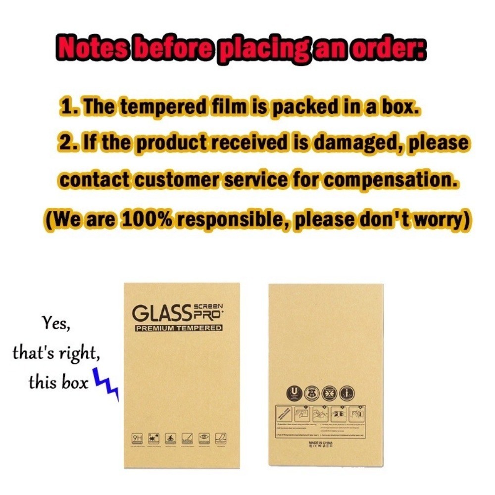 ฟิล์มกระจก For Vivo Y20 Y11 Y28 Y17s Y200 Y50 Y22 Y72 Y33s Y15s Y15 Y76 Y31 Y27s Y36 Y12s Y19 S1 pro Y02t Y17 Y16 Y02s - รูปที่ 6