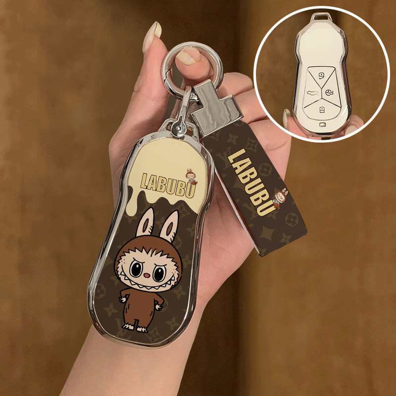 เหมาะสําหรับ XPENG G6 ฝาครอบกุญแจ p7/p5/g3i/g3 หัวเข็มขัด g3 g9 พวงกุญแจ Xpeng g6 เปลือกกุญแจรถ