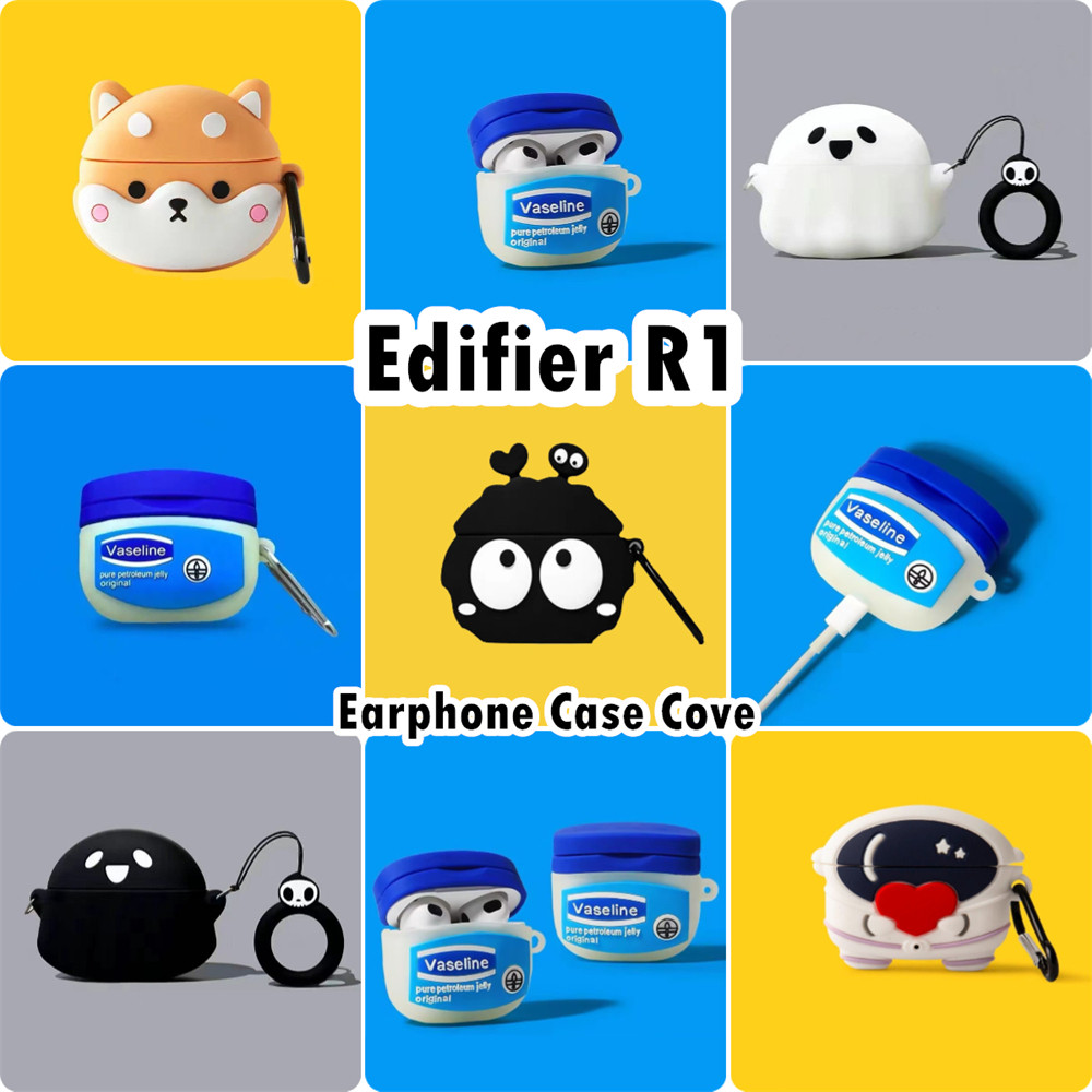 บูติกดั้งเดิมสําหรับ Edifier R1 Case เคสหูฟัง Niche Cartoon Style Soft Silicone Casing - รูปที่ 2