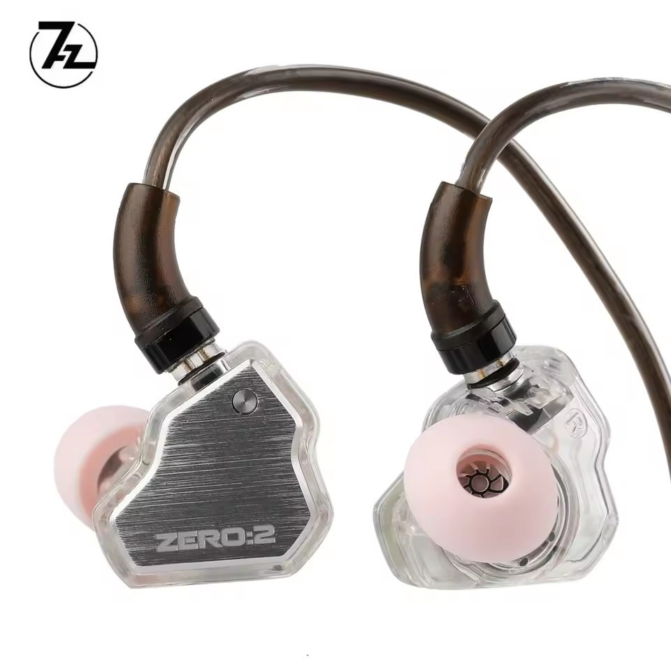 7Hz X Crinacle Zero 2 อัปเดต 10 มม.แบบไดนามิกหูฟังแบบมีสายหูฟังหูฟังสําหรับเล่นเกมพร้อม OFC IEMs สํา