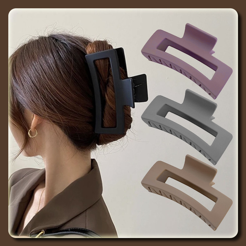 YTL กิ๊บติดผมทรงสี่เหลี่ยมเก๋ๆสําหรับผู้หญิง&เด็กผู้หญิง! เครื่องประดับผมอินเทรนด์มีสไตล์สําหรับทุกลุค
