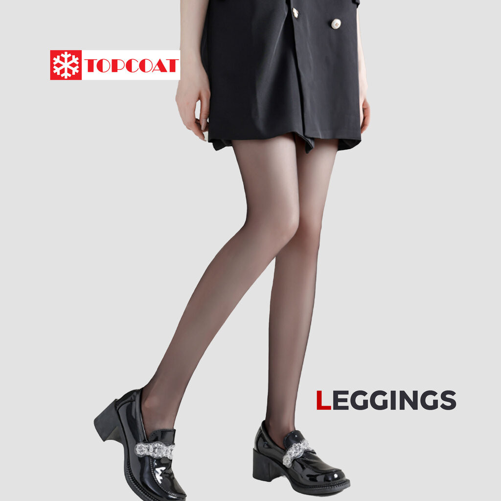 TOPCOAT เลกกิ้งซีทรูแบบถุงน่อง บุขนนิ่ม ใส่สบาย ยืดหยุ่น (1 ตัว) Freesize