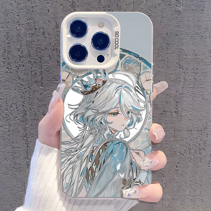 เคสที่รองรับสําหรับ Oppo Realme Xiaomi Furina Genshin Impact พร้อมเอฟเฟกต์ IMD IT518