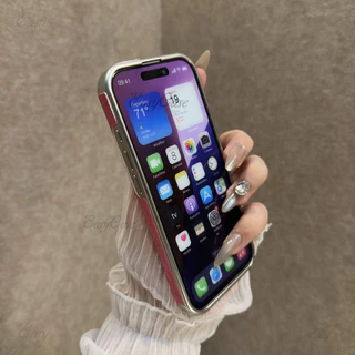 เคสโทรศัพท์ลายผ้ายีนส์เคลือบด้วยไฟฟ้าสร้างสรรค์สําหรับ ไอโฟน 17 16 15 14 13 12 มือโปร สูงสุด กันลื่นและป้องกันการตกฝาหลังป้องกั